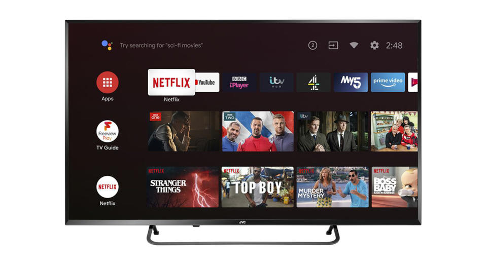 JVC LT-50CA890 Android TV 50" Smart 4K Ultra HD HDR LED TV with Google Assistant