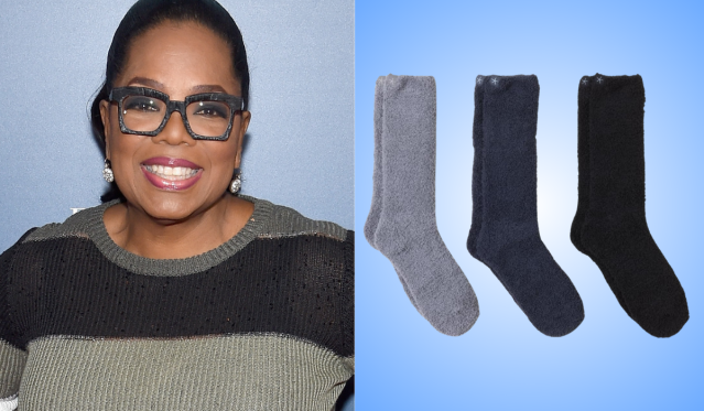 Oprah's 'blissfully soft' Barefoot Dreams socks — down to $13 each