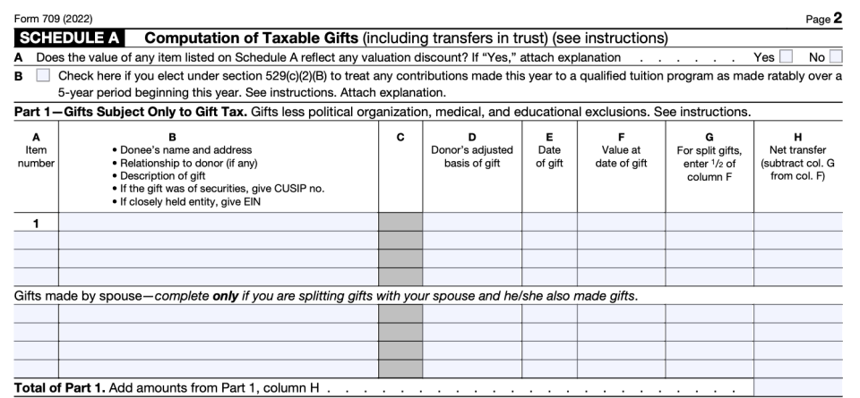 SmartAsset: How to Fill Out Form 709