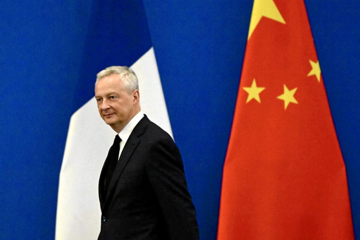 « Nous voulons accueillir des investissements chinois majeurs sur le territoire français [...] en regardant ce qui est du domaine de la souveraineté et ce qui n'est pas du domaine de la souveraineté », a toutefois mis en garde le ministre.  - Credit:PEDRO PARDO / AFP