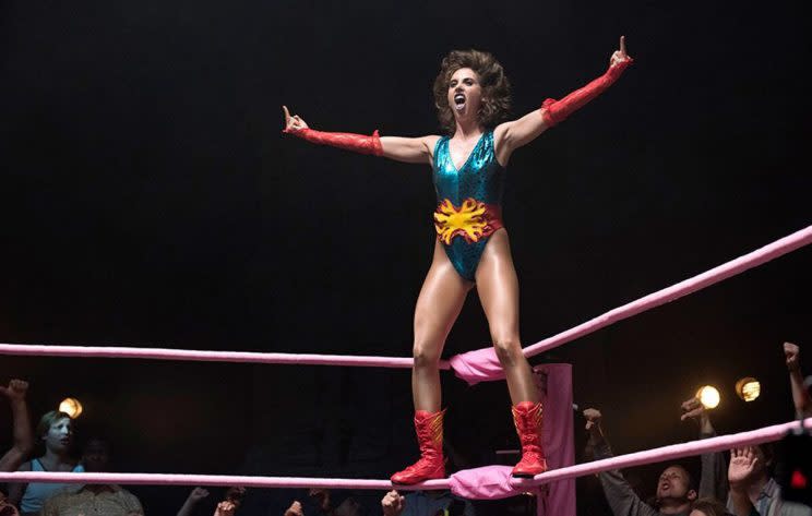 Alison Brie as Ruth in ‘GLOW.’ (Photo: Metadata)