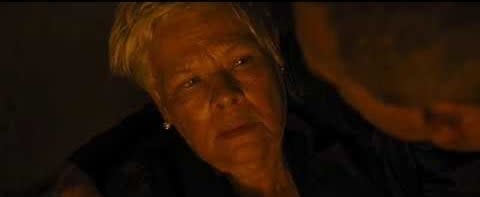 Judi Dench as M in 'Skyfall' dies in James Bond's arms