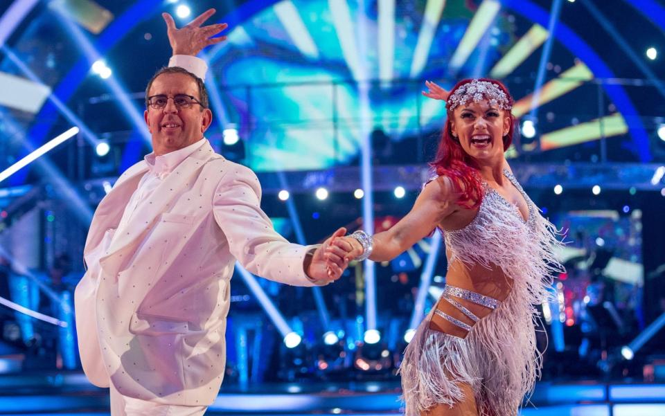 Reverend Richard Coles, who took part in Strictly in 2017, says the show is 'fiercely competitive'