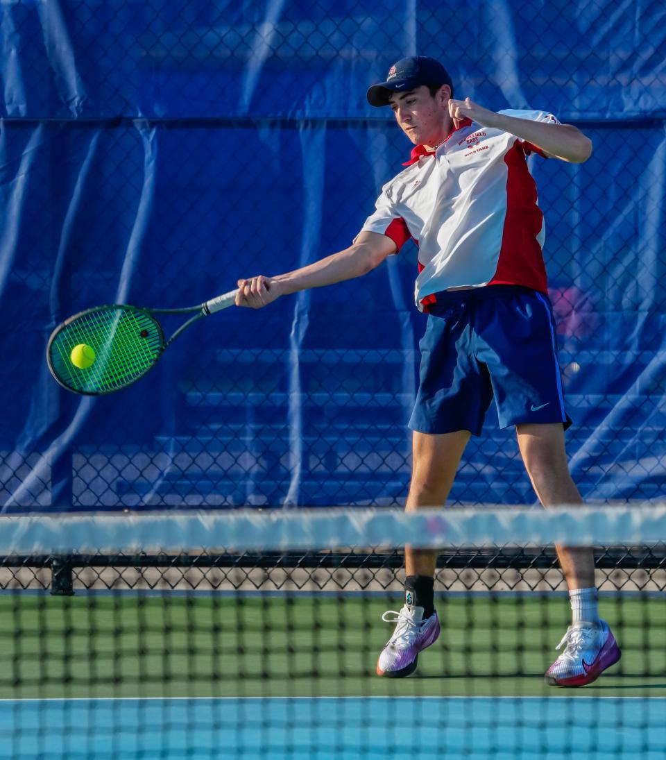Defending Division 1 state singles champion and Western Michigan recruit Oscar Corwin could become the first player at Brookfield East to repeat as state champion since his older brother Felix did in 2013-14.