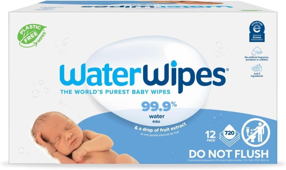 WaterWipes Plastic-Free Original Baby Wipes