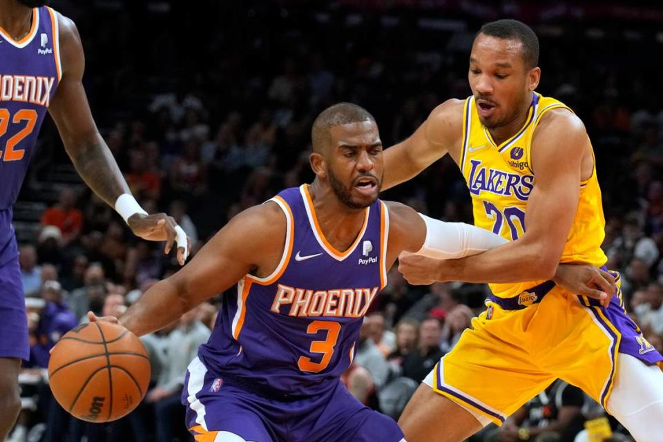 Phoenix Suns guard Chris Paul (3) played for Wake Forest University in college.