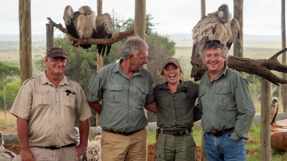 VulPro and Shamwari Private Game Reserve collaborated with a number of organizations, including logistics firm DHL, to facilitate January's vulture relocation. - Courtesy VulPro