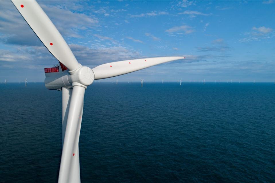 The Hornsea One wind farm project off the Yorkshire coast (Hornsea One project)
