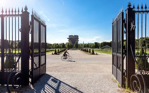 The Augarten is home to a concrete air defence tower - Credit: iStock