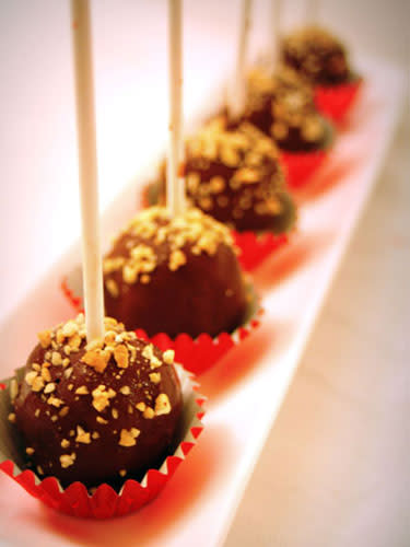 Chocolate Peanut Butter Cake Pops