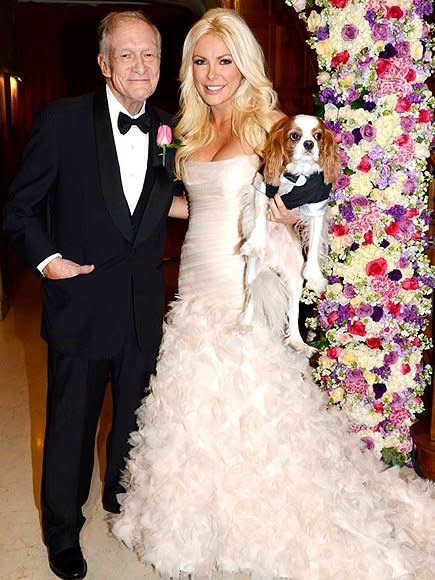 HUGH HEFNER & CRYSTAL HARRIS