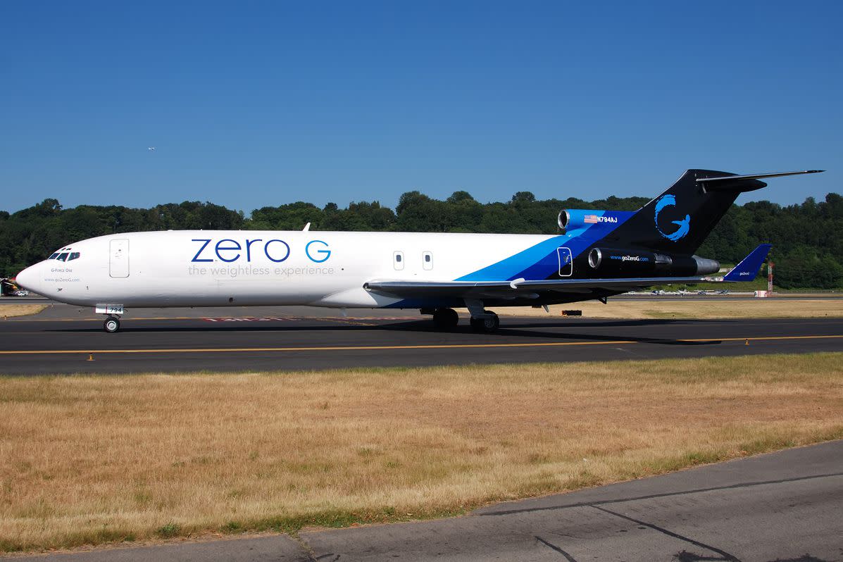 zero gravity experience plane