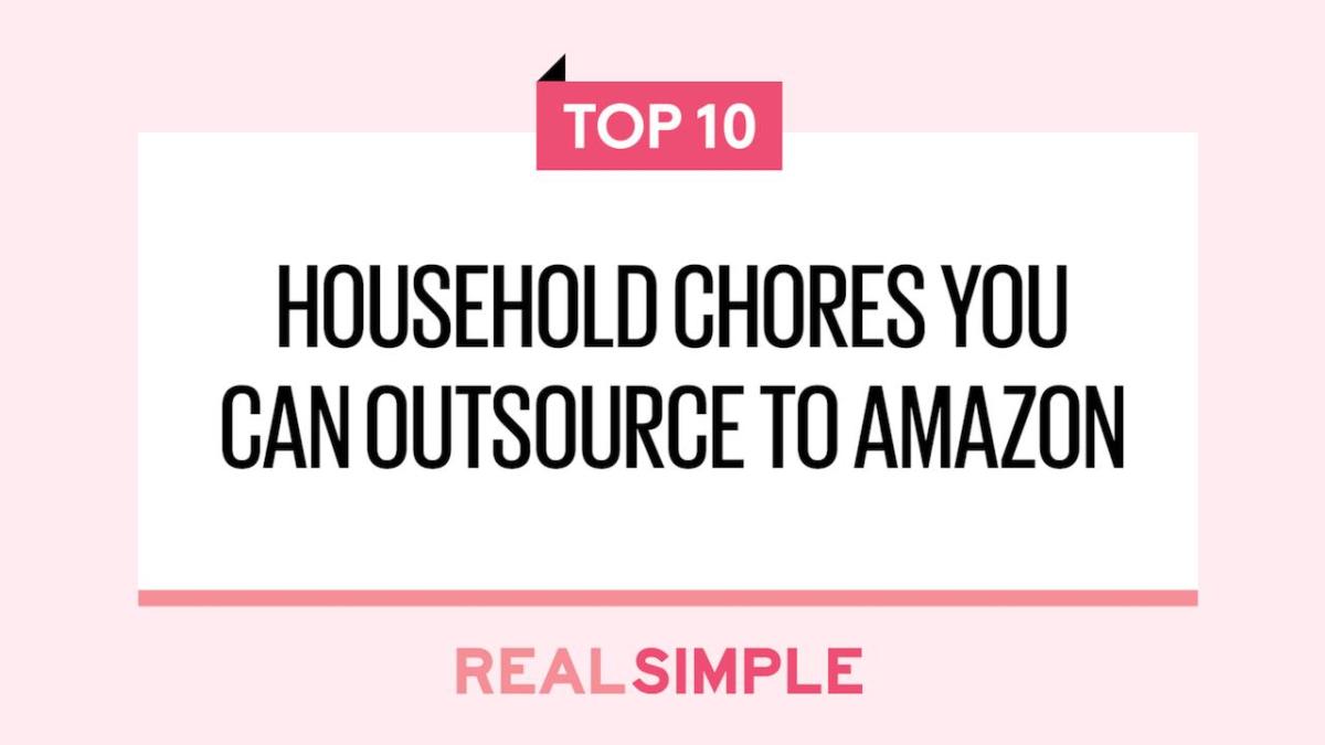 10 Household Chores You Can Outsource To Amazon
