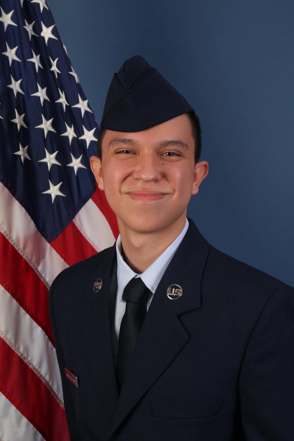 Dyess Airman Ruben Anthony Magdaleno died Sunday, Nov. 26, 2023 due to his injuries in an off-duty car accident in Parker, Arizona. The 2022 photo of Magdaleno was taken at Basic Military Training. He was recently promoted to Airman First Class.