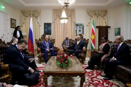 Russia's FM Lavrov visits Suriname