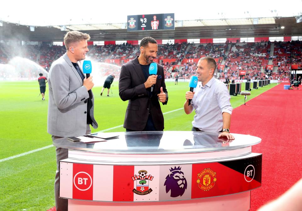 BT Sport presenting Southampton vs Manchester United in August (Getty Images)