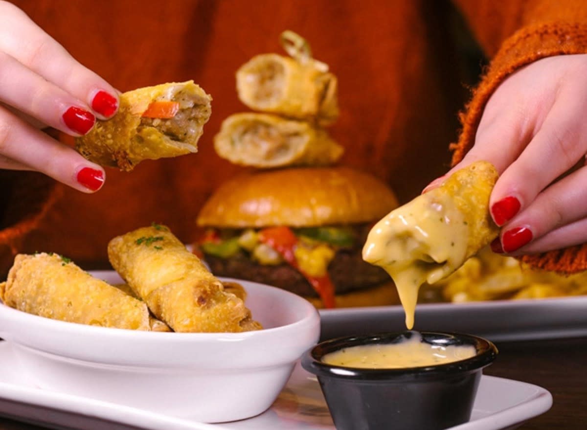 tgi fridays philly cheesesteak egg rolls