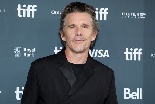 <p>Jeremy Chan/Getty</p> Ethan Hawke on Sept. 11, 2023