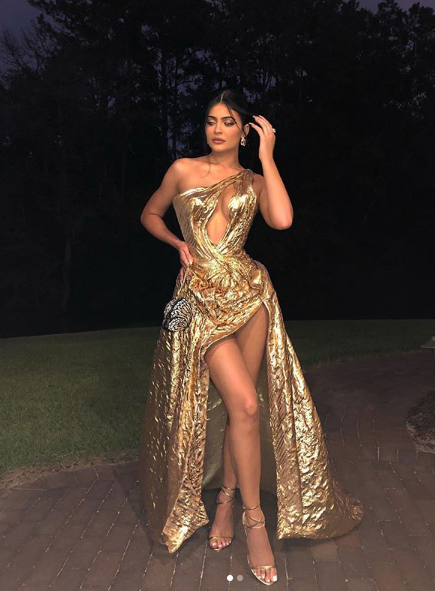 Kylie Jenner slammed for 'inappropriate' wedding guest attire. Photo: Instagram/kyliejenner.