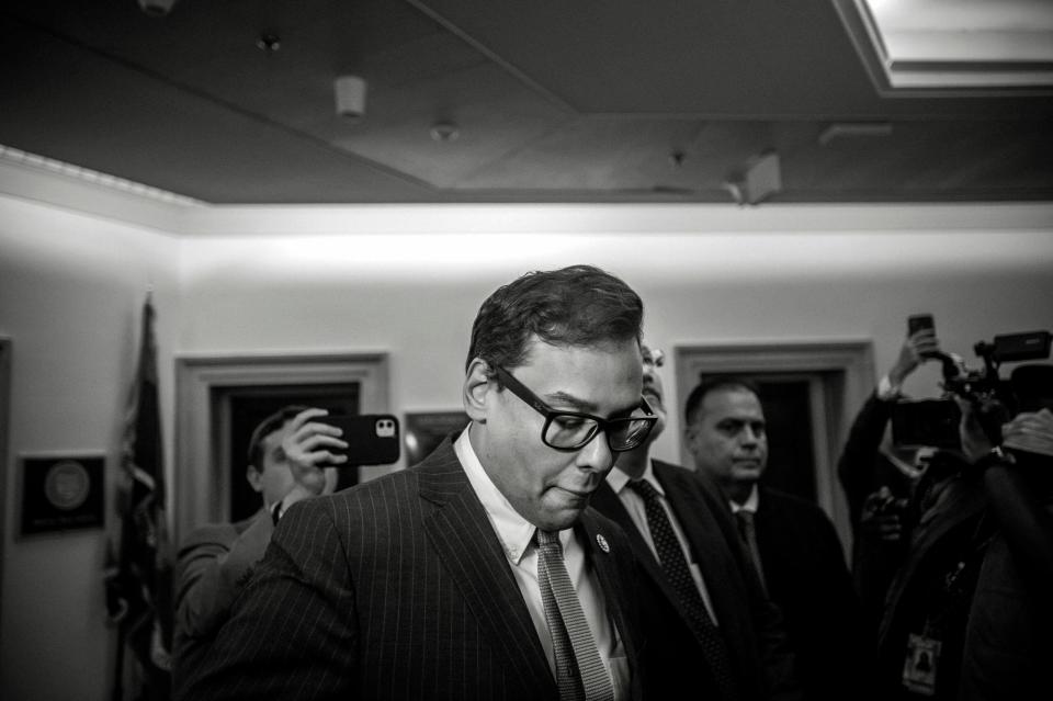 Rep. George Santos at the 118th Congress convenes at the US Capitol