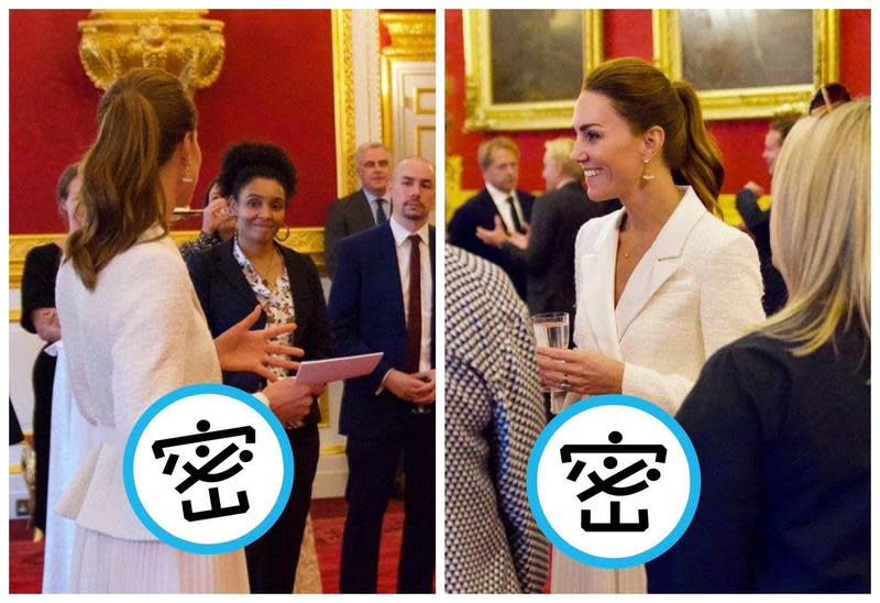 凱特王妃在白金漢宮舉辦攝影集《Hold Still》茶會。（翻攝Duke and Duchess of Cambridge IG）
