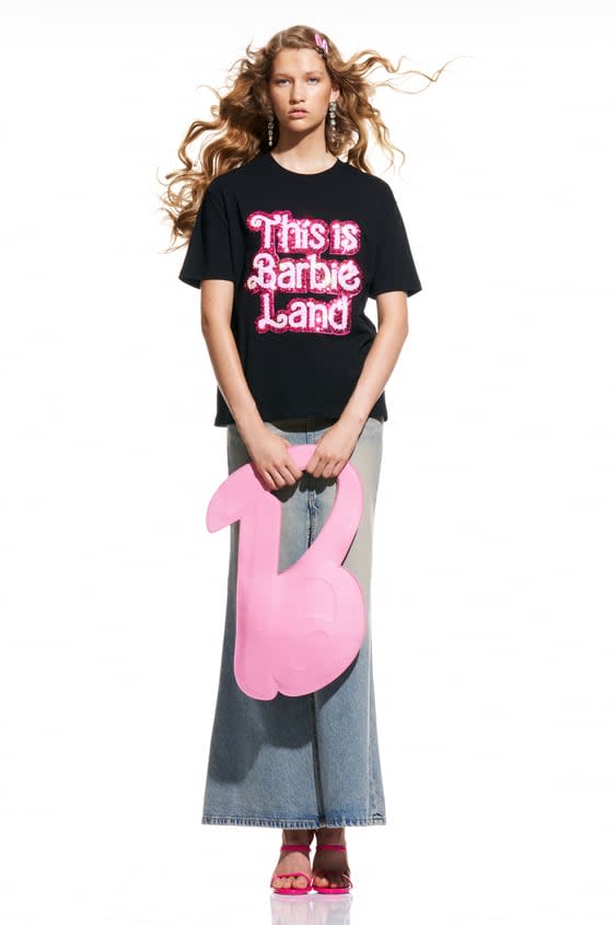 <p><a href="https://go.redirectingat.com?id=74968X1596630&url=https%3A%2F%2Fwww.zara.com%2Fus%2Fen%2Fbarbie--the-movie--warner-bros--t-shirt-p00085807.html&sref=https%3A%2F%2Fwww.townandcountrymag.com%2Fleisure%2Farts-and-culture%2Fg44651070%2Fbest-barbie-movie-merch%2F" rel="nofollow noopener" target="_blank" data-ylk="slk:Shop Now;elm:context_link;itc:0;sec:content-canvas" class="link ">Shop Now</a></p><p>This Is Barbie Land T-Shirt</p><p>$35.90</p><p>zara.com</p>