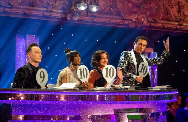 The Strictly Come Dancing panel pictured in 2019 (Photo: Guy Levy via Press Association Images)