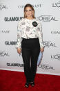 <p><strong>Yahoo Lifestyle:</strong> What are your biggest takeaways from the Glamour Women of the Year Summit and Awards?<br><strong>DB:</strong> I think this is an extraordinary time for women. We have to encourage all of this strength. Defiance is a tricky word, but there’s a way women can be pioneers that seems a lot more in keeping with strength rather than anger. The hope is that women are taking care of themselves and taking care of each other inadvertently. For every woman who is brave, she’s protecting another woman.<br>(Photo: Kristina Bumphrey/StarPix/REX/Shutterstock) </p>