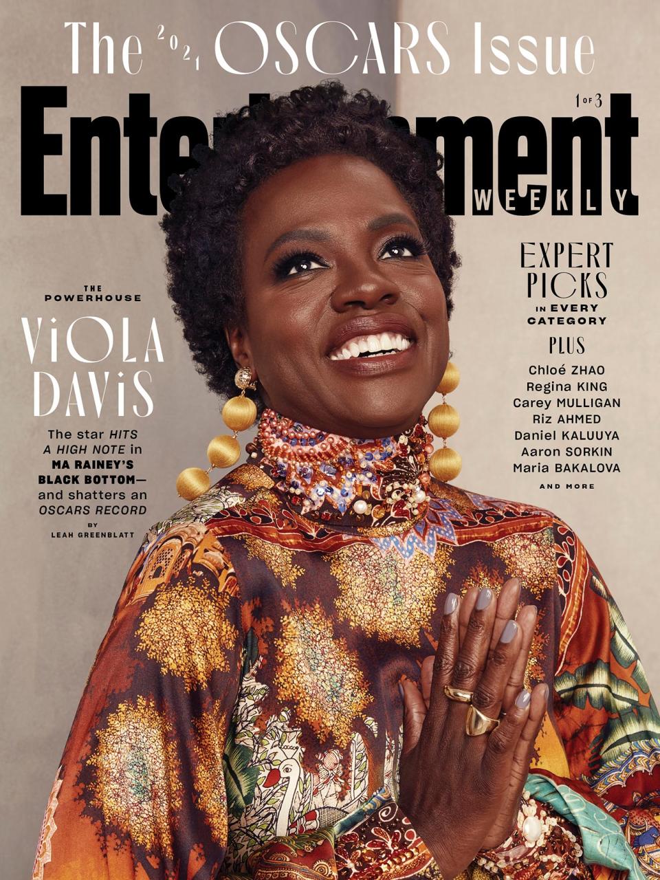 Viola Davis' EW Oscars issue cover