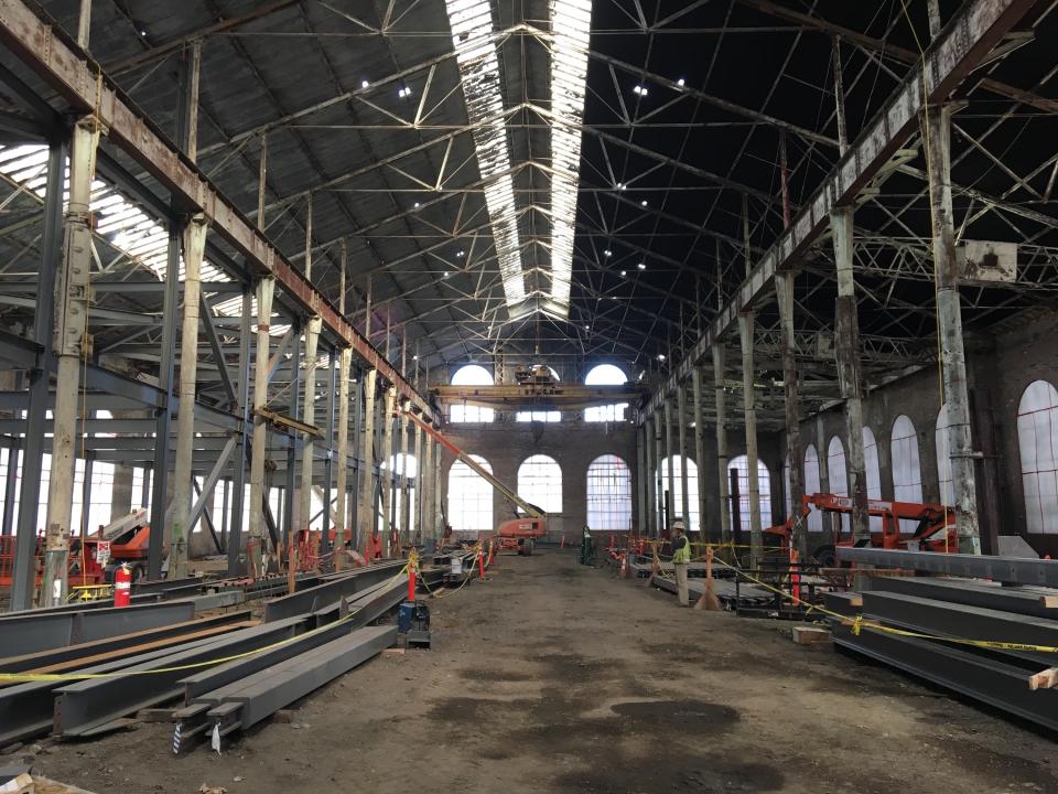 A look at the interiors of the space, which were almost entirely gutted to make way for Uber's renovation project.