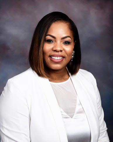 Erica Fenner-McAdoo from Howard Hall Elementary School was named Cumberland County Schools' Principal of the Year during the district's convocation Tuesday, Aug. 15, 2023.