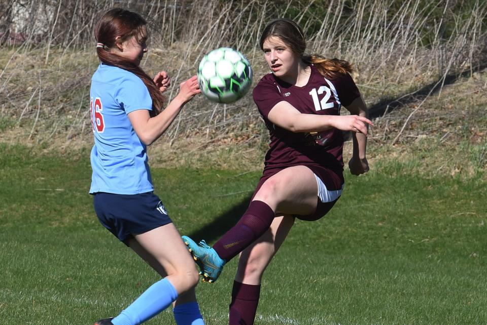 Cassie Hall of Charyl Stockwell Preparatory Academy stopped playing travel soccer as a freshman to focus on hockey.