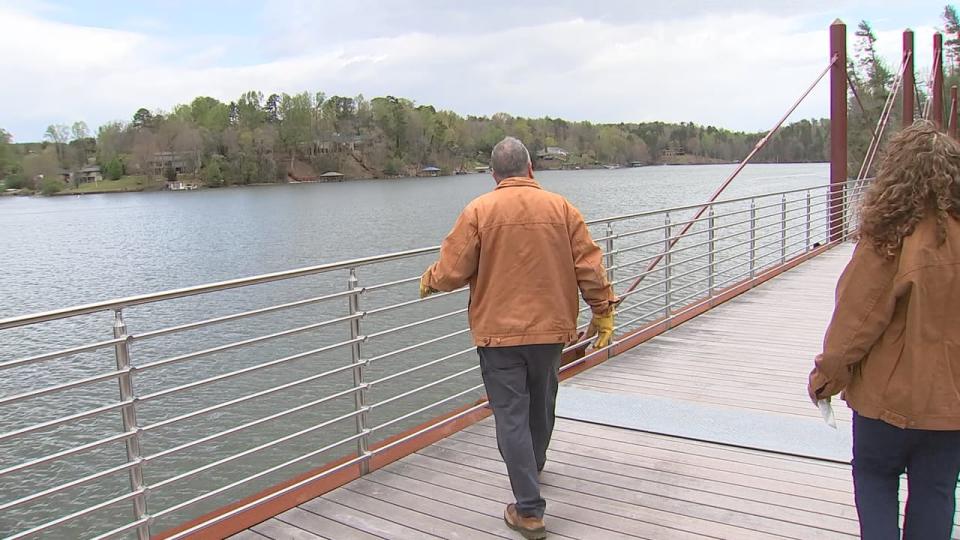 A new Riverwalk opened in Hickory on Thursday. It’s in northwest Hickory near Highway 321. The Riverwalk is part of a $40 million bond referendum to spur economic growth and attract visitors.