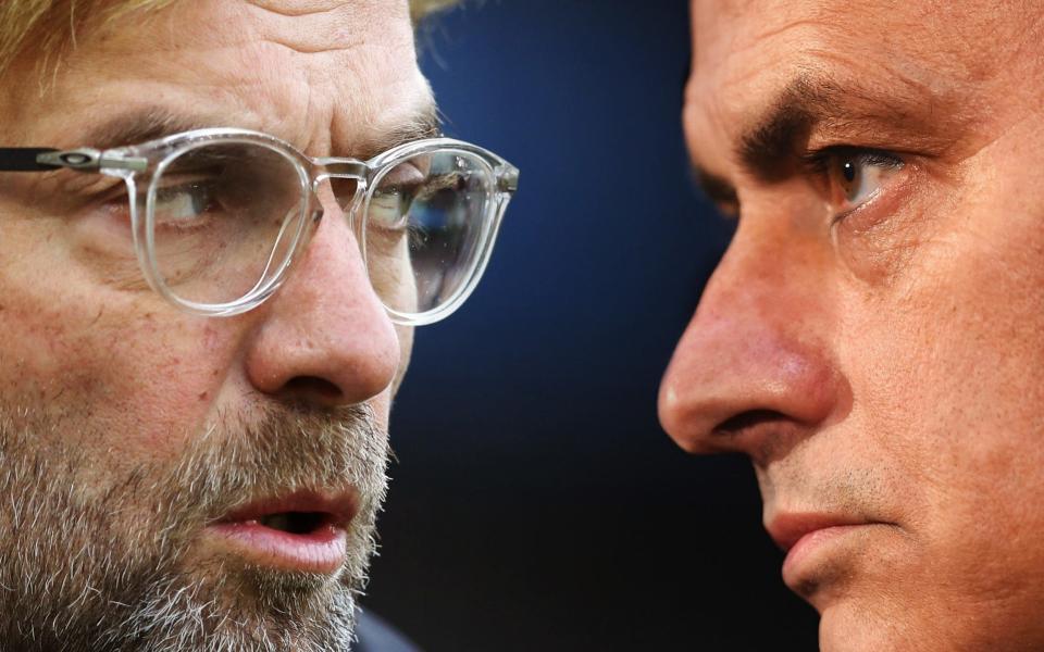 Jurgen Klopp will welcome his Manchester United counterpart Jose Mourinho to Anfield on Sunday as league leaders Liverpool look to tighten their grip on top spot going into the festive period - Getty Images Europe