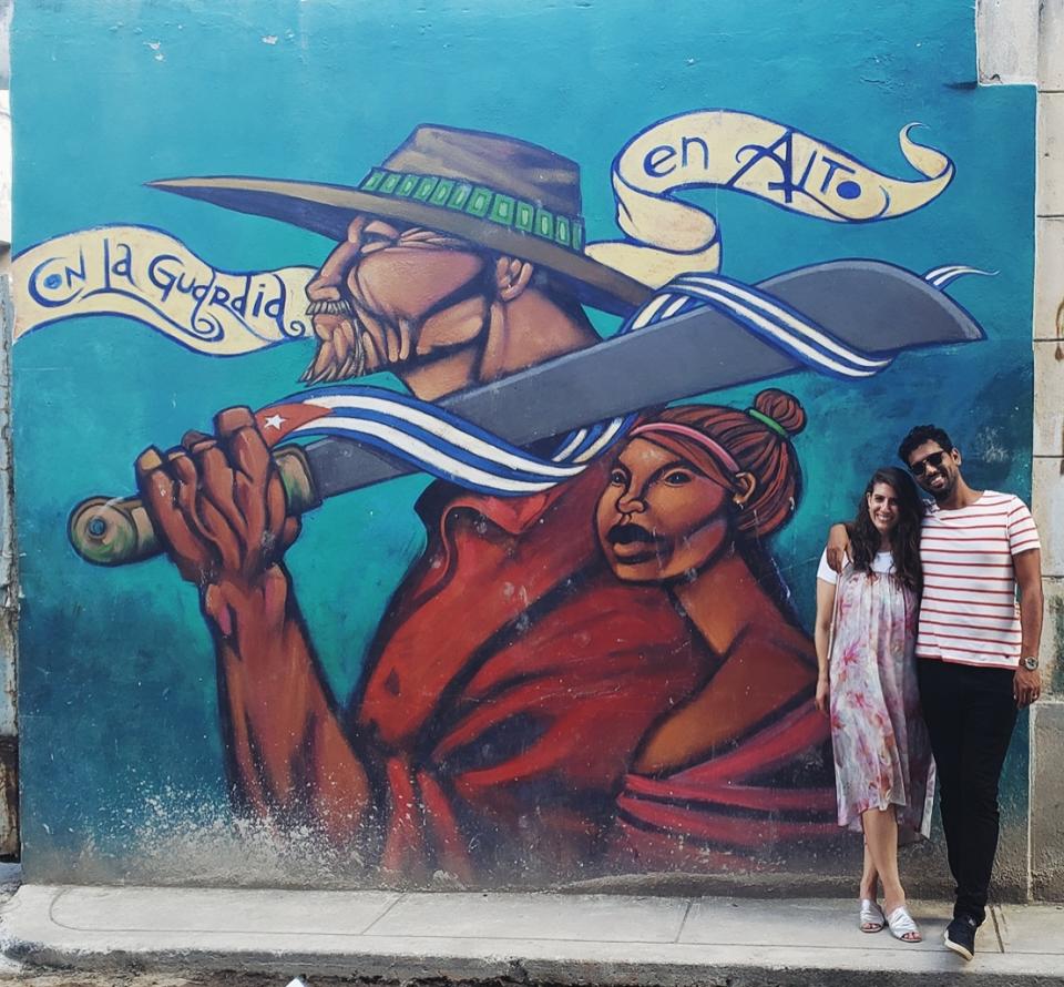 Jacqueline and Fidel in Havana, Cuba. Image courtesy of Jacqueline Stein. 