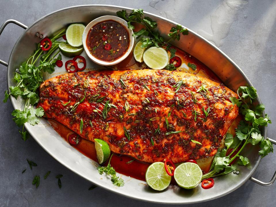 Sweet Chile Roasted Salmon