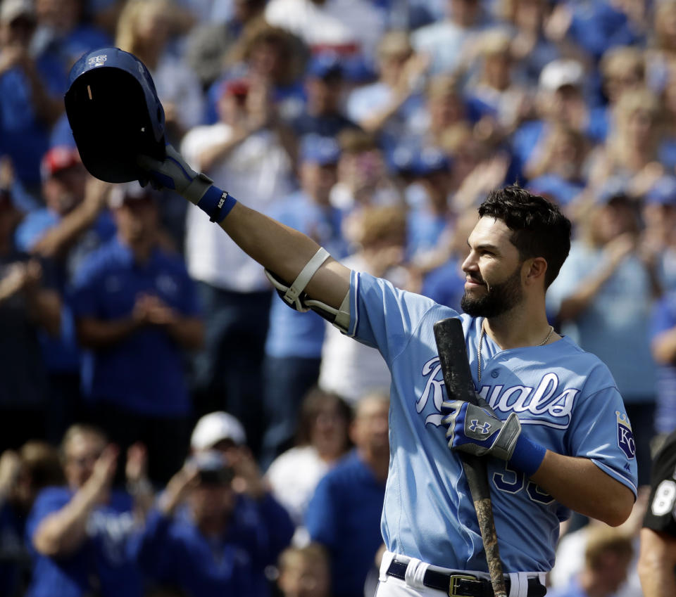 Eric Hosmer needs to find a new home for 2018. (AP Photo)