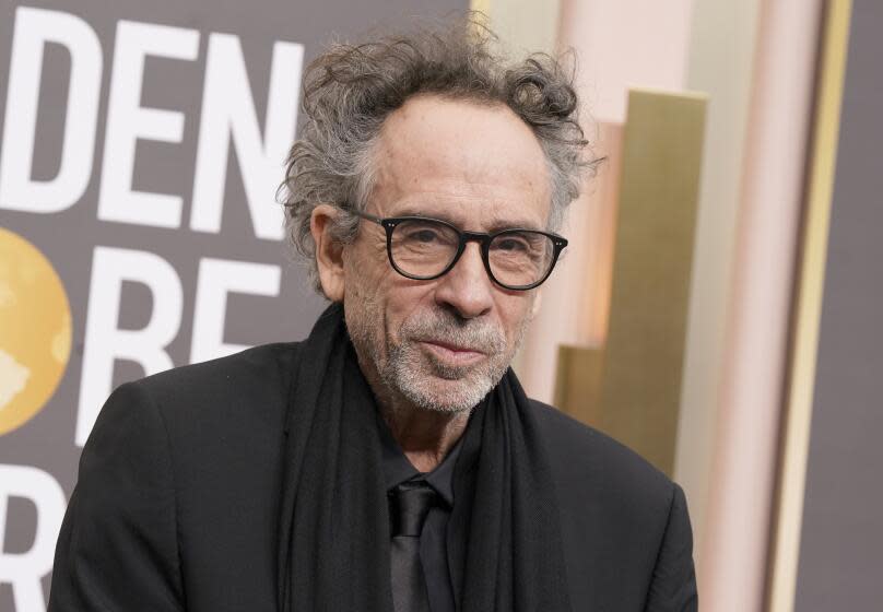 Tim Burton arrives at the 80th annual Golden Globe Awards at the Beverly Hilton Hotel on Tuesday, Jan. 10, 2023, in Beverly Hills, Calif. (Photo by Jordan Strauss/Invision/AP)