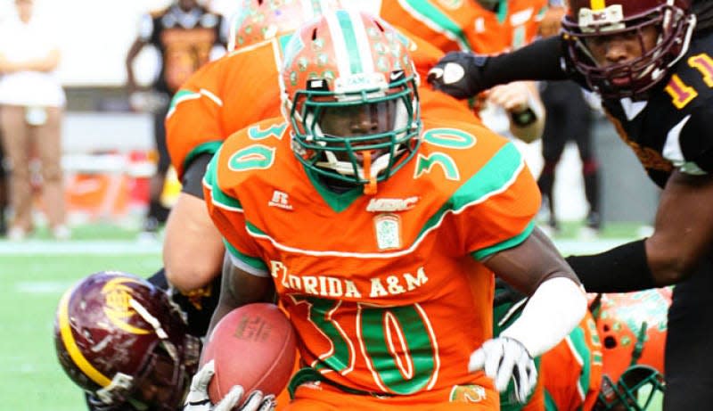 FAMU running back Philip Sylvester had 26 carries for 146 yards and three touchdowns in the 2010 Florida Classic. The Rattlers defeated Bethune-Cookman 38-27.