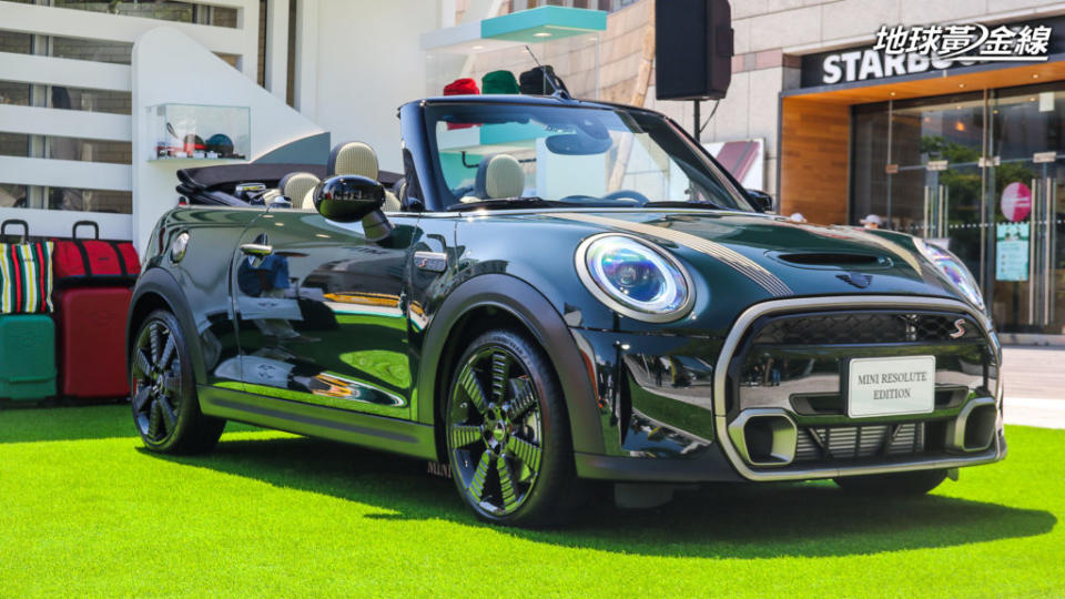 現場展出的 Mini Cabrio Resolute Edition已經名花有主。(攝影/ 陳奕宏)