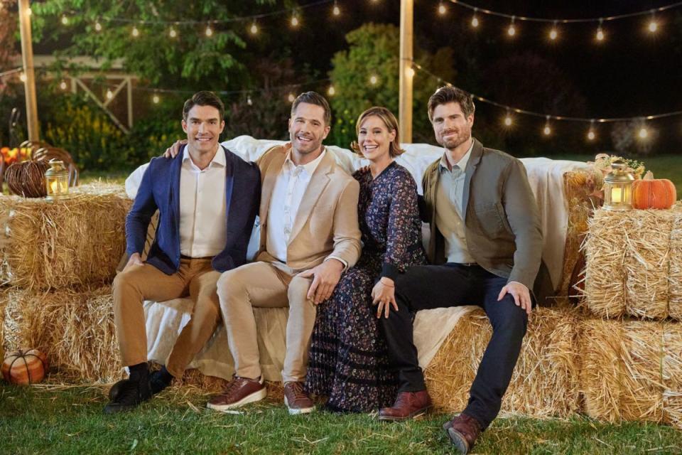 From L to R: Peter Porte, Luke Macfarlane, Ashley Williams, Marcus Rosner