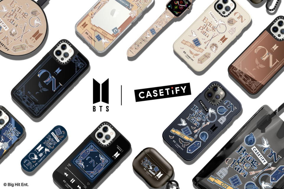 圖／CASETiFY 攜手男團 BTS 推聯名電子配件。（CASETiFY提供）