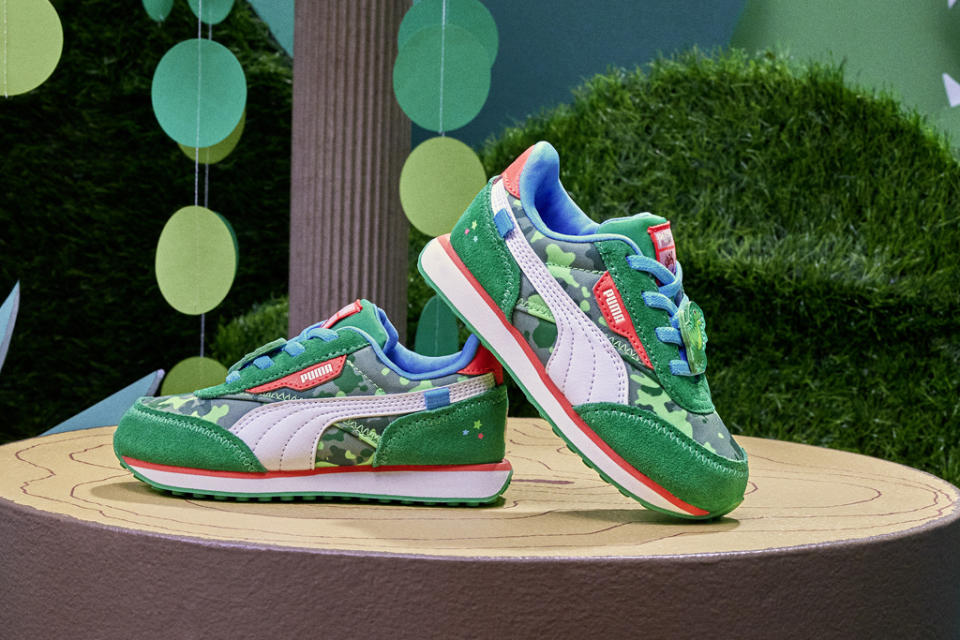 Puma x CoComelon Cody Rider FV sneakers for infants and preschool kids. - Credit: Courtesy of Puma