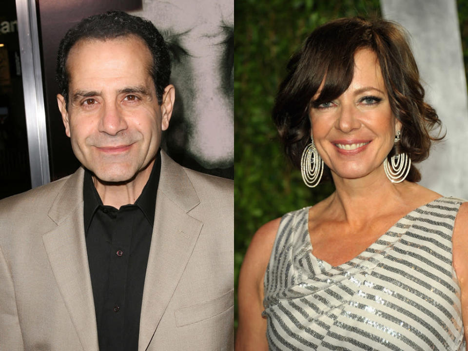 Tony Shalhoub and Allison Janney (Friday Night Dinner, NBC)