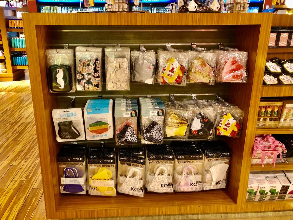 Masks in Flamingo Store