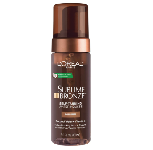 7) Sublime Bronze Hydrating Self-Tanning Water Mousse
