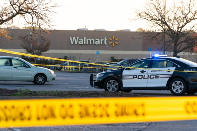 Walmart Mass Shooting - Credit: Alex Brandon/AP Photo