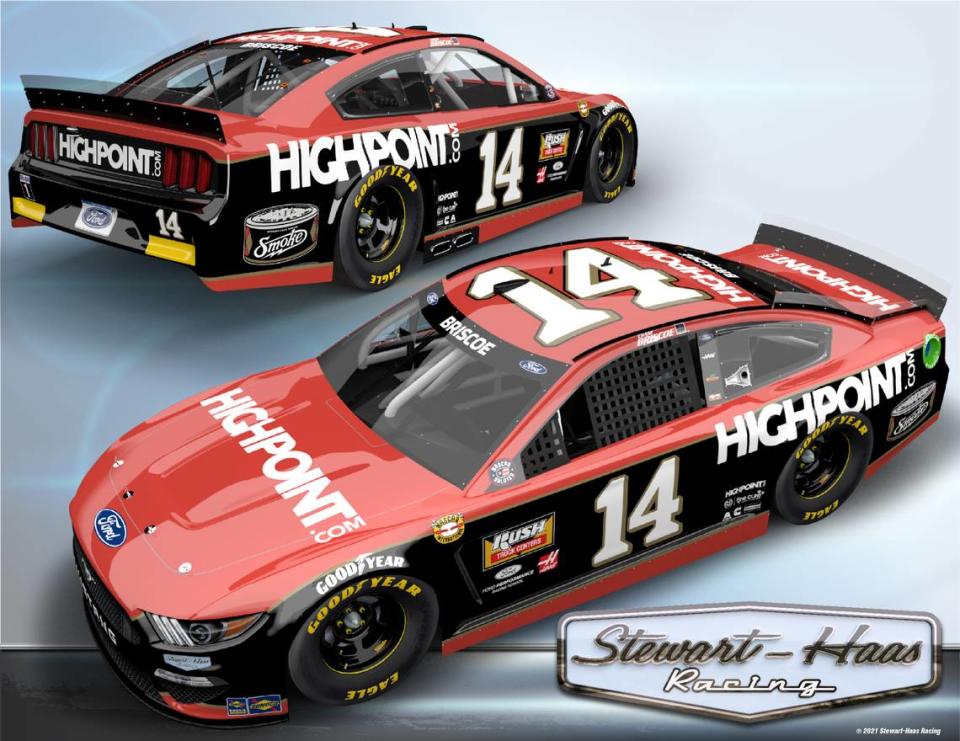 NASCAR driver Chase Briscoe will race a No. 14 HighPoint.com paint scheme honoring A.J. Foyt for the Throwback Weekend at Darlington.