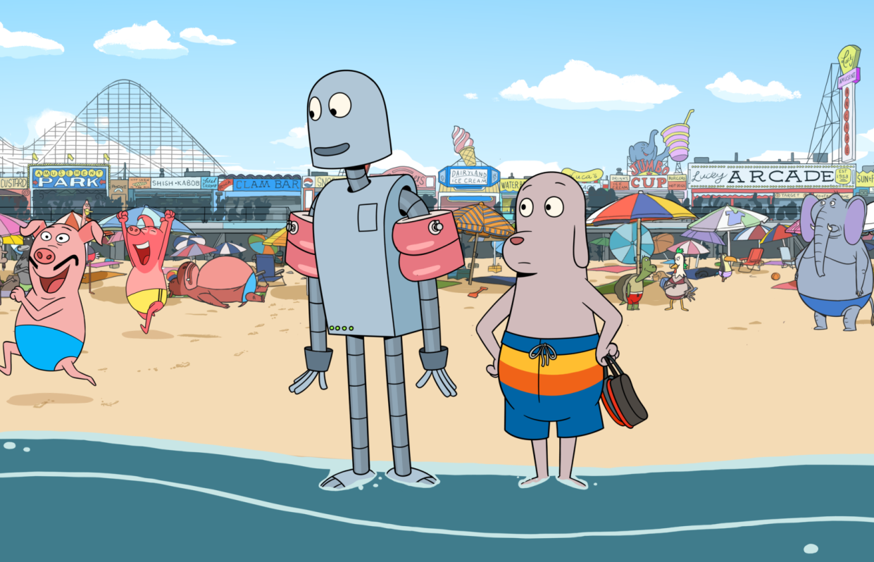 La película española 'Robot Dreams' da la sorprensa en los Oscar y se cuela entre las nominadas a Mejor Película de Animación (Foto cortesía de Arcadia Motion Pictures)