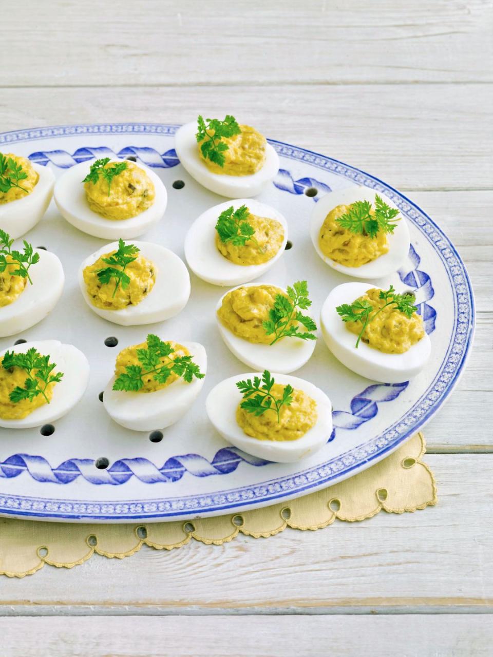 2) Classic Deviled Eggs